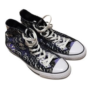 Converse Chuck Taylor All Star Graphic High-Top Sneakers Women's 9, Men's 7 EUC